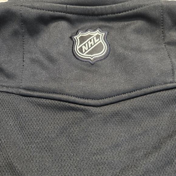 NHL Reebok Center Ice Chicago Blackhawks 1/4 Zip Track Jacket Men's Sz M - Picture 10 of 12